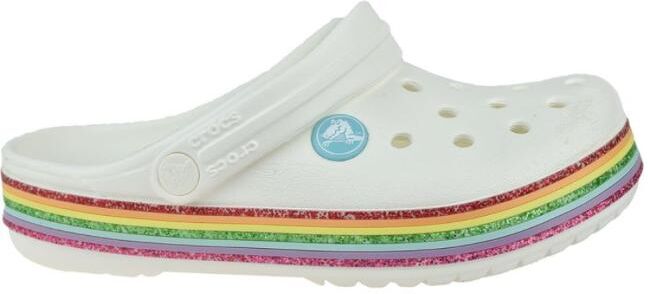 Lasten sandaalit Crocs Rainbow Glitter Clog 206151-100 Lasten sandaalit Crocs Rainbow Glitter Clog 206151-100