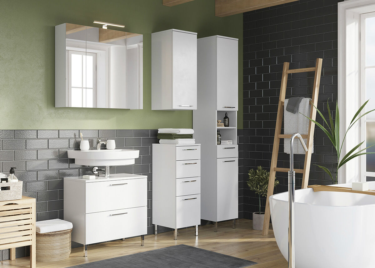 Korkea kylpyhuoneen kaappi Arvada Korkea kylpyhuoneen kaappi Arvada