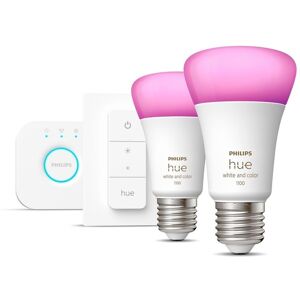 Philips Hue White and Color ambiance aloituspallaus 2xE27