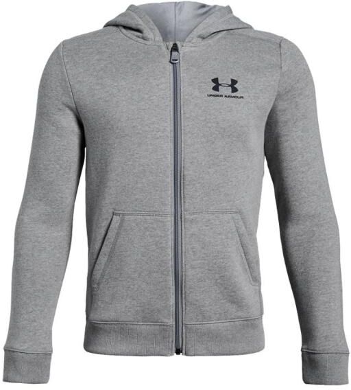 Lasten verryttelytakki Under Armour Cotton Fleece Full Zip JR 1343677-035 Lasten verryttelytakki Under Armour Cotton Fleece Full Zip JR 1343677-035