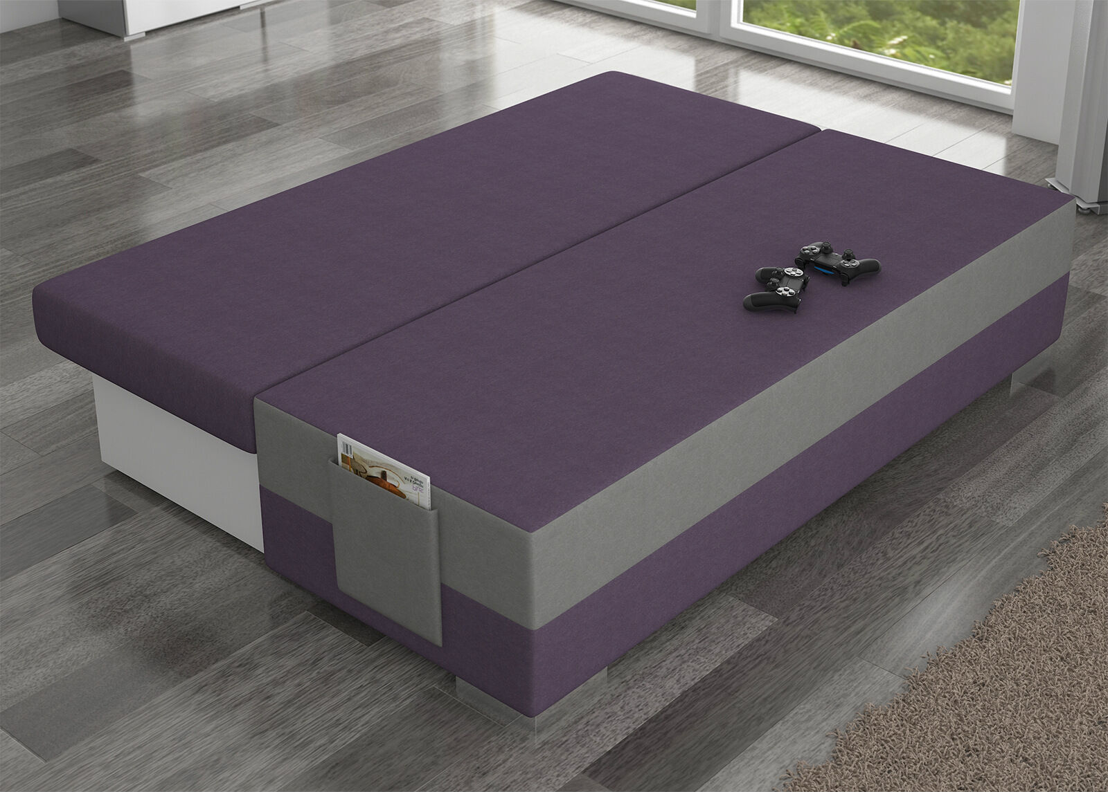 Vuodesohva vuodevaatelaatikolla Vuodesohva vuodevaatelaatikolla