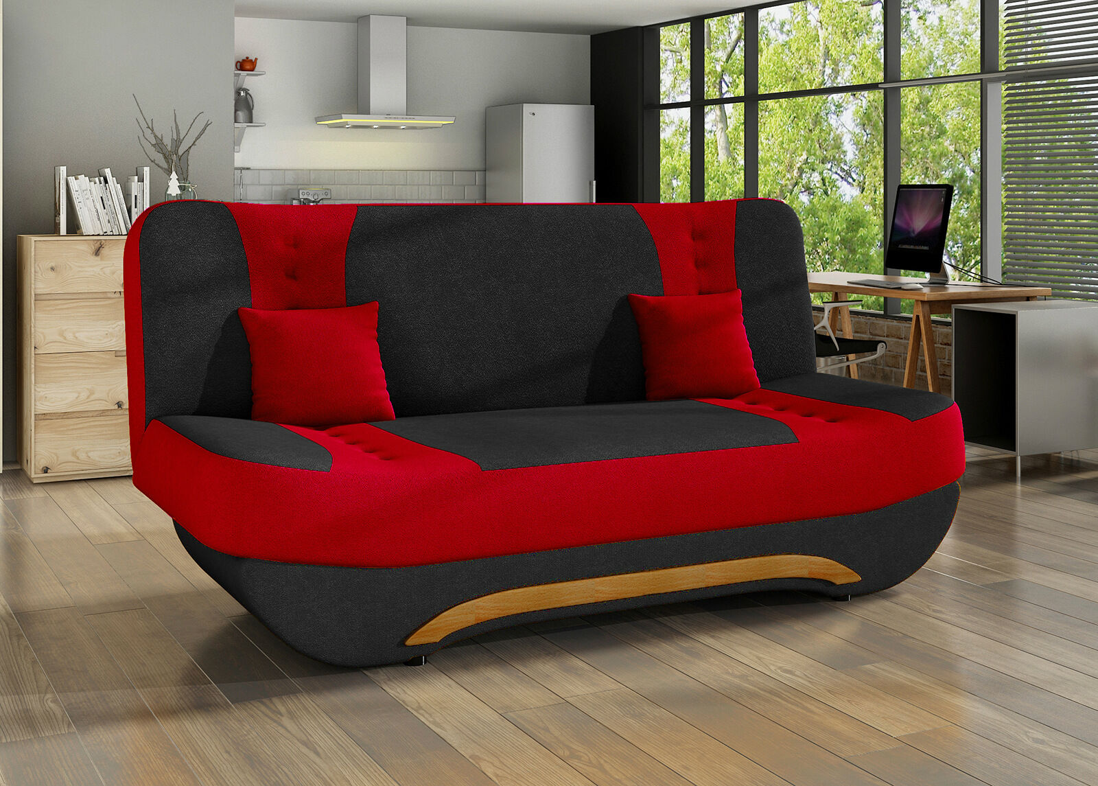 Vuodesohva vuodevaatelaatikolla Vuodesohva vuodevaatelaatikolla