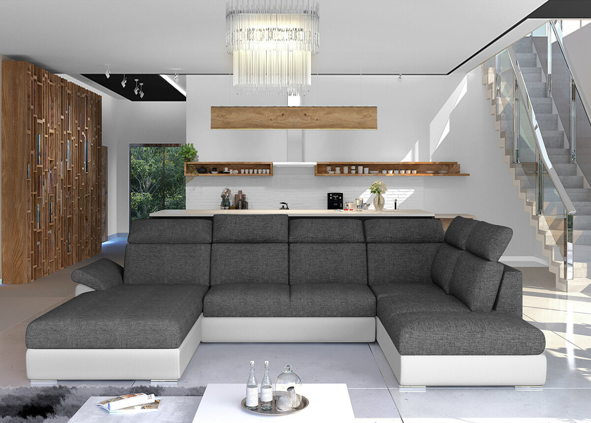 Kulmavuodesohva vuodevaatelaatikolla Kulmavuodesohva vuodevaatelaatikolla