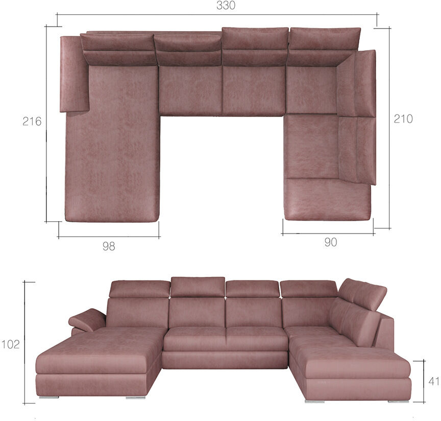 Kulmavuodesohva vuodevaatelaatikolla Kulmavuodesohva vuodevaatelaatikolla