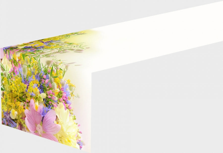 Pöytäliina SUMMER FIELD FLOWERS 40x240 cm Pöytäliina SUMMER FIELD FLOWERS 40x240 cm
