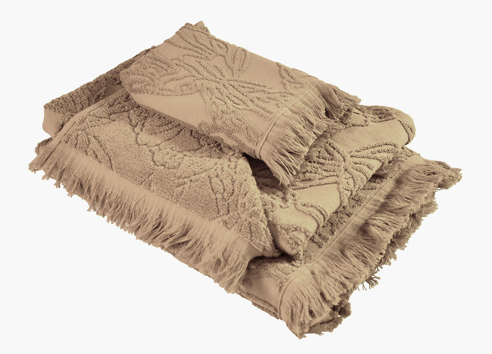 Froteepyyhkeet Blossom 3 kpl, beige Froteepyyhkeet Blossom 3 kpl, beige