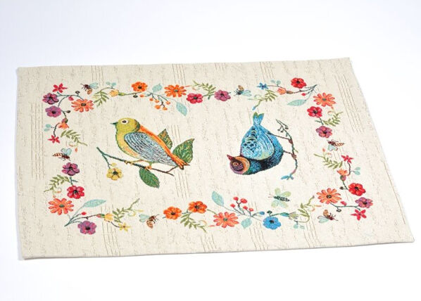 Gobeliinikangas pöytäliina/kattausliina Linnut 36x49 cm Gobeliinikangas pöytäliina/kattausliina Linnut 36x49 cm