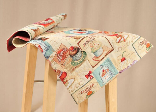 Gobeliini pöytäliina Kirsikka 45x80 cm Gobeliini pöytäliina Kirsikka 45x80 cm