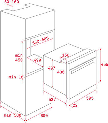 Integroitava kompakti uuni Teka Urban Colors Integroitava kompakti uuni Teka Urban Colors