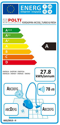 Pölynimuri POLTO FORZASPIRA MC350 Turbo&Flash Pölynimuri POLTO FORZASPIRA MC350 Turbo&Flash