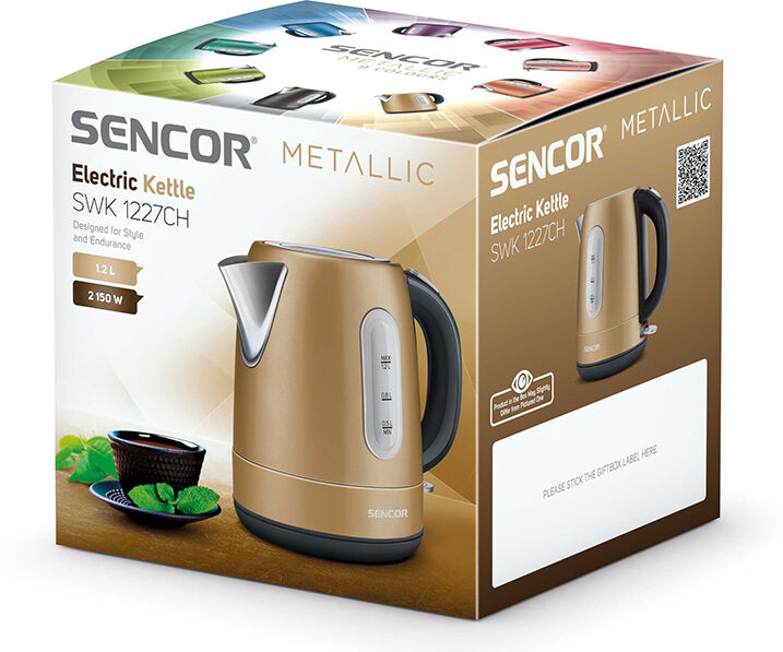 Vedenkeitin Sencor Metallic 1,2 L Vedenkeitin Sencor Metallic 1,2 L