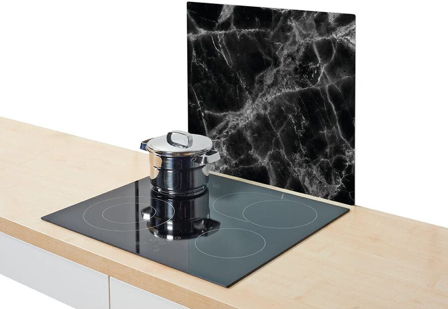 Räiskesuoja/ liesisuoja Marmor 56x50 cm Räiskesuoja/ liesisuoja Marmor 56x50 cm