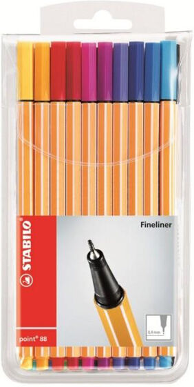 Kuitukärkikynät STABILO POINT 88, 20 väriä Kuitukärkikynät STABILO POINT 88, 20 väriä