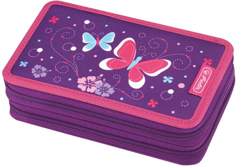 Täytetty penaali HERLITZ PURPLE BUTTERFLY Täytetty penaali HERLITZ PURPLE BUTTERFLY