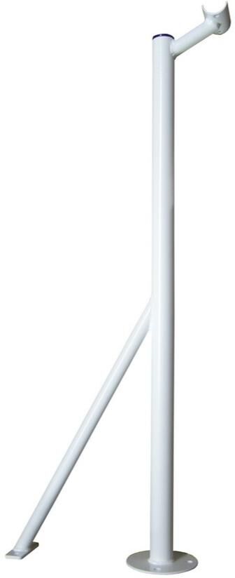 Yksiosainen telinekiinnitys lattiaan Yksiosainen telinekiinnitys lattiaan