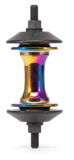 Salt EX Front BMX Hub With Hubguards (Oilslick - 36H) Salt EX Front BMX Hub With Hubguards (Oilslick - 36H)