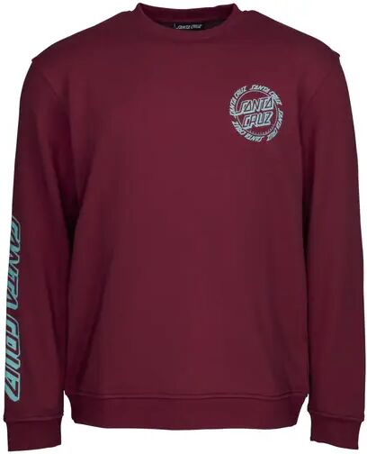 Santa Cruz Ringed Dot Crew Neck (Burgundy)