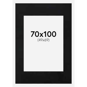 Artlink Paspatuuri Musta Standard (Valkoinen keskus) 70x100 cm (49x69)