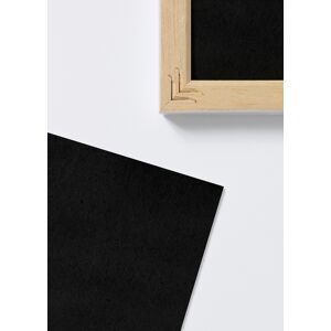Konstlist Crescent Happovapaat mustat kehyspaperit - 50x50 cm