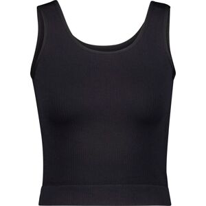 Tridri Ribbed Seamless Top W Treeni BLACK - female - BLACK - XS