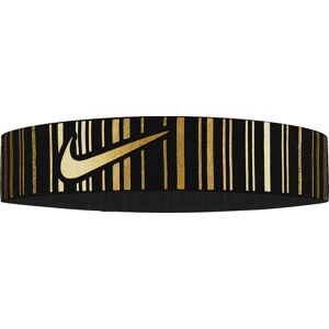 Nike Pro Metal Headband Juoksuvaatteet BLACK/METALL GOLD - unisex - BLACK/METALL GOLD - ONE SIZE