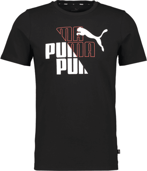 Puma So Graphic Tee M T-paidat BLACK  - Size: Medium Puma So Graphic Tee M T-paidat BLACK  - Size: Medium