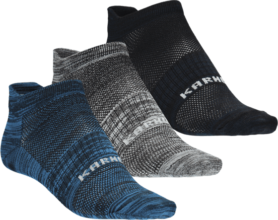 Karhu So Tr Sock 3p Jr Treeni BLUE/MELANGE  - Size: 30-32 Karhu So Tr Sock 3p Jr Treeni BLUE/MELANGE  - Size: 30-32