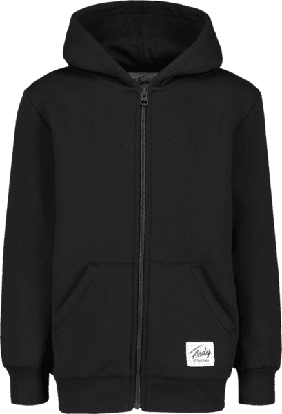 Andy By Frank Dandy So Andy Zip Hood Jr Yläosat BLACK  - Size: 110 Andy By Frank Dandy So Andy Zip Hood Jr Yläosat BLACK  - Size: 110