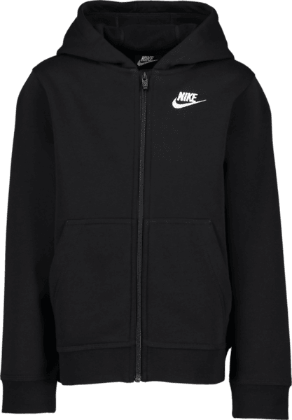 Nike So Nsw Hoodie Fz Club Jr Yläosat BLACK  - Size: Extra Large Nike So Nsw Hoodie Fz Club Jr Yläosat BLACK  - Size: Extra Large