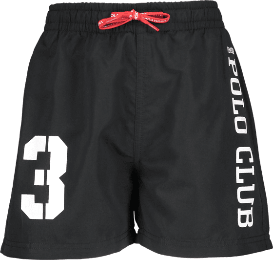 Vinson Polo Club So Jamar Swim Shorts Jr Uima-asut BLACK  - Size: 150 Vinson Polo Club So Jamar Swim Shorts Jr Uima-asut BLACK  - Size: 150
