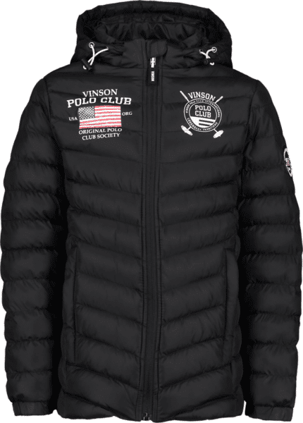 Vinson Polo Club So Jimmy Jacket Jr Takit BLACK  - Size: 140 Vinson Polo Club So Jimmy Jacket Jr Takit BLACK  - Size: 140