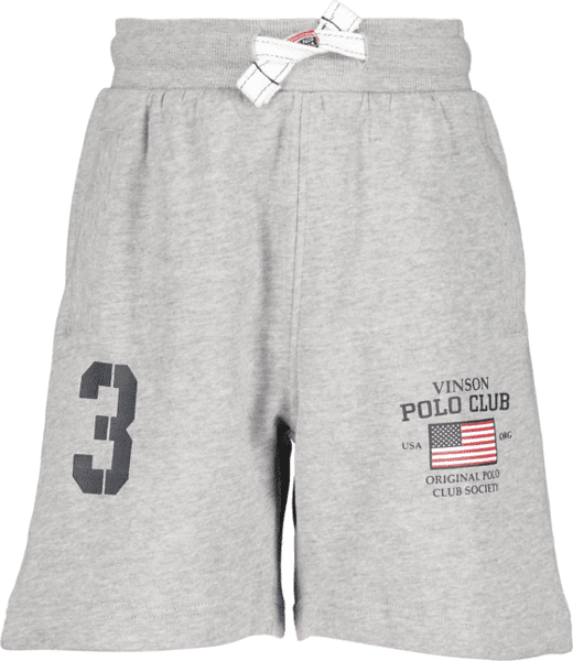 Vinson Polo Club So Turan Shorts Jr Shortsit GREY MELANGE  - Size: 150 Vinson Polo Club So Turan Shorts Jr Shortsit GREY MELANGE  - Size: 150