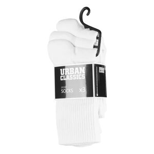 Urban Classics Sport sukat 3-pack naisille - Valkoinen