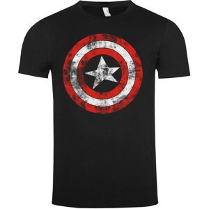 Marvel Captain America t-paita - Musta