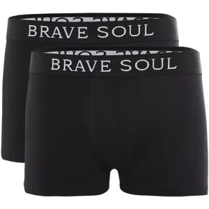 Brave Soul Joshua bokserit 2-pack - Musta