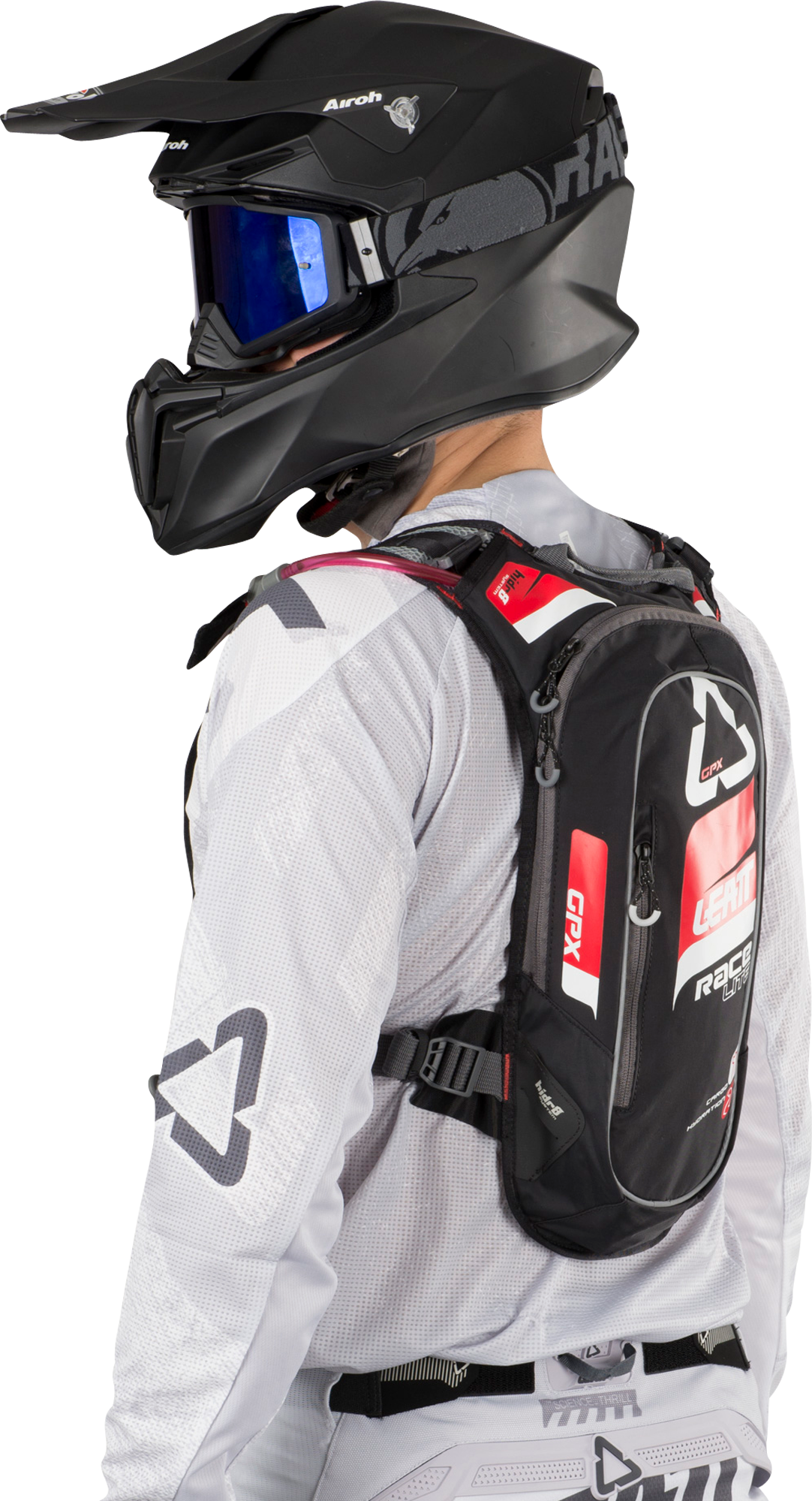 Leatt Nestejärjestelmä Leatt GPX Race HF 2.0 Punainen-Musta Leatt Nestejärjestelmä Leatt GPX Race HF 2.0 Punainen-Musta