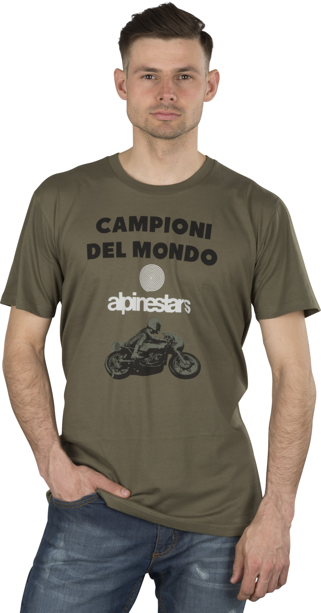 Alpinestars T-Paita Alpinestars Del Mondo Army