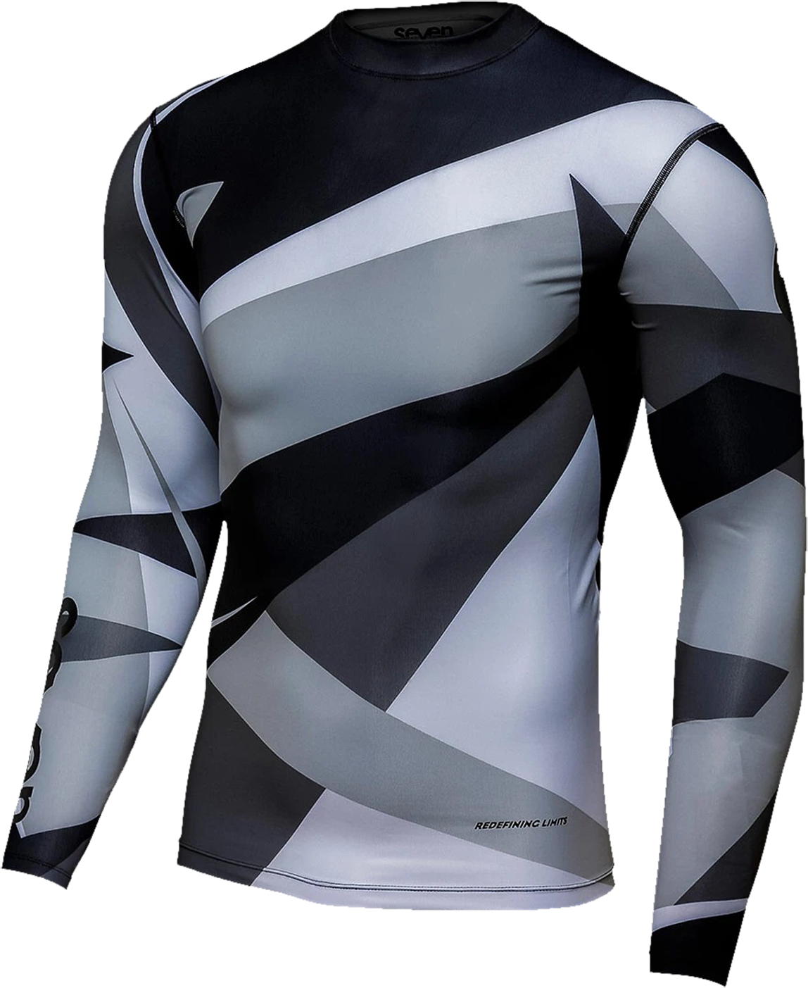 Seven Crossipaita Seven Zero Battleship Compression Musta-Harmaa Seven Crossipaita Seven Zero Battleship Compression Musta-Harmaa