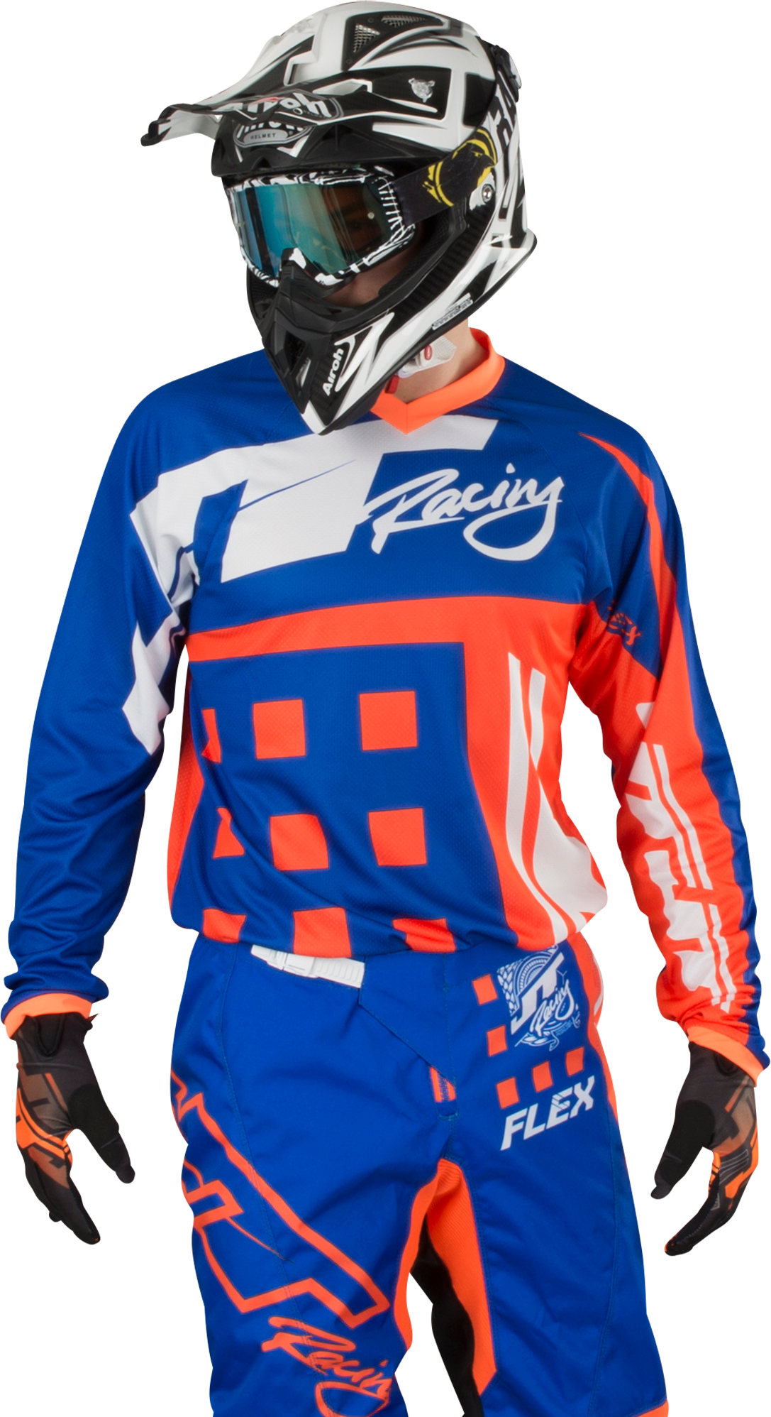 JT Racing Crossipaita JT Racing Flex Exbox Sininen-FluoOranssi JT Racing Crossipaita JT Racing Flex Exbox Sininen-FluoOranssi