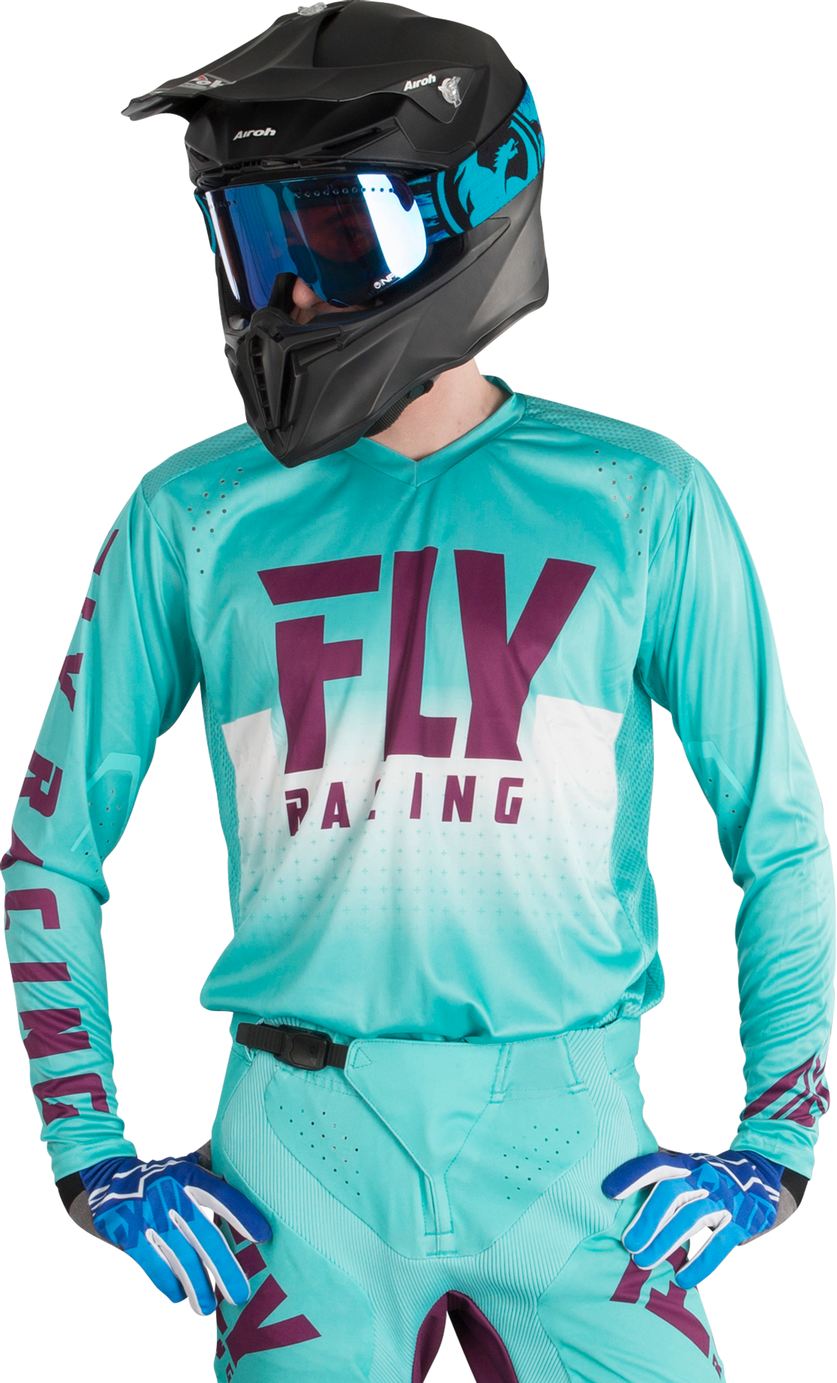 FLY Racing Crossipaita Fly Lite Seaform-Port Valkoinen FLY Racing Crossipaita Fly Lite Seaform-Port Valkoinen