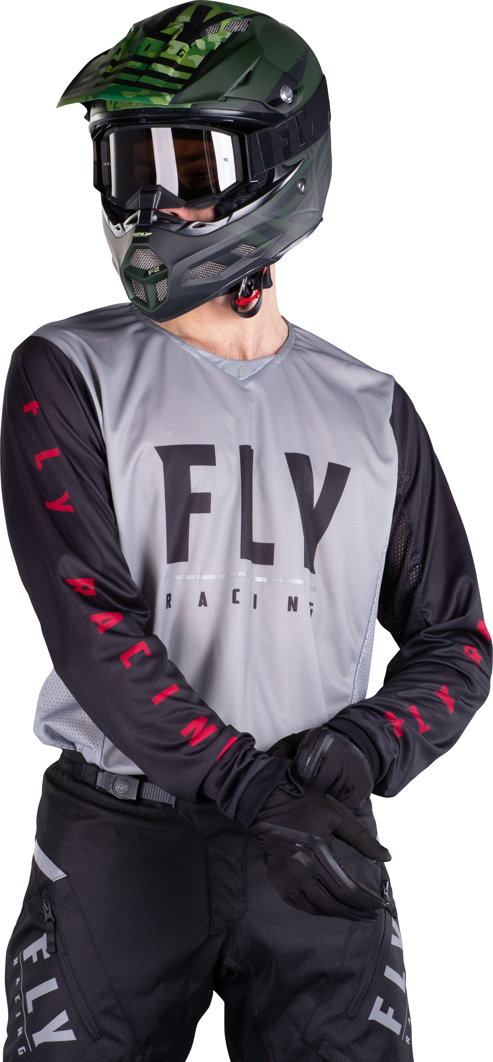 FLY Racing Crossipaita FLY Racing Patrol Harmaa-Musta FLY Racing Crossipaita FLY Racing Patrol Harmaa-Musta