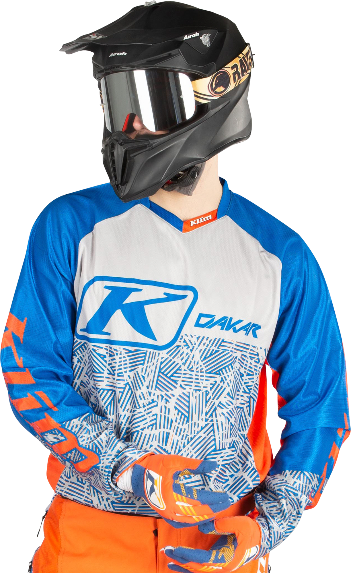 KLIM Crossipaita Klim Dakar Oranssi-Sininen KLIM Crossipaita Klim Dakar Oranssi-Sininen