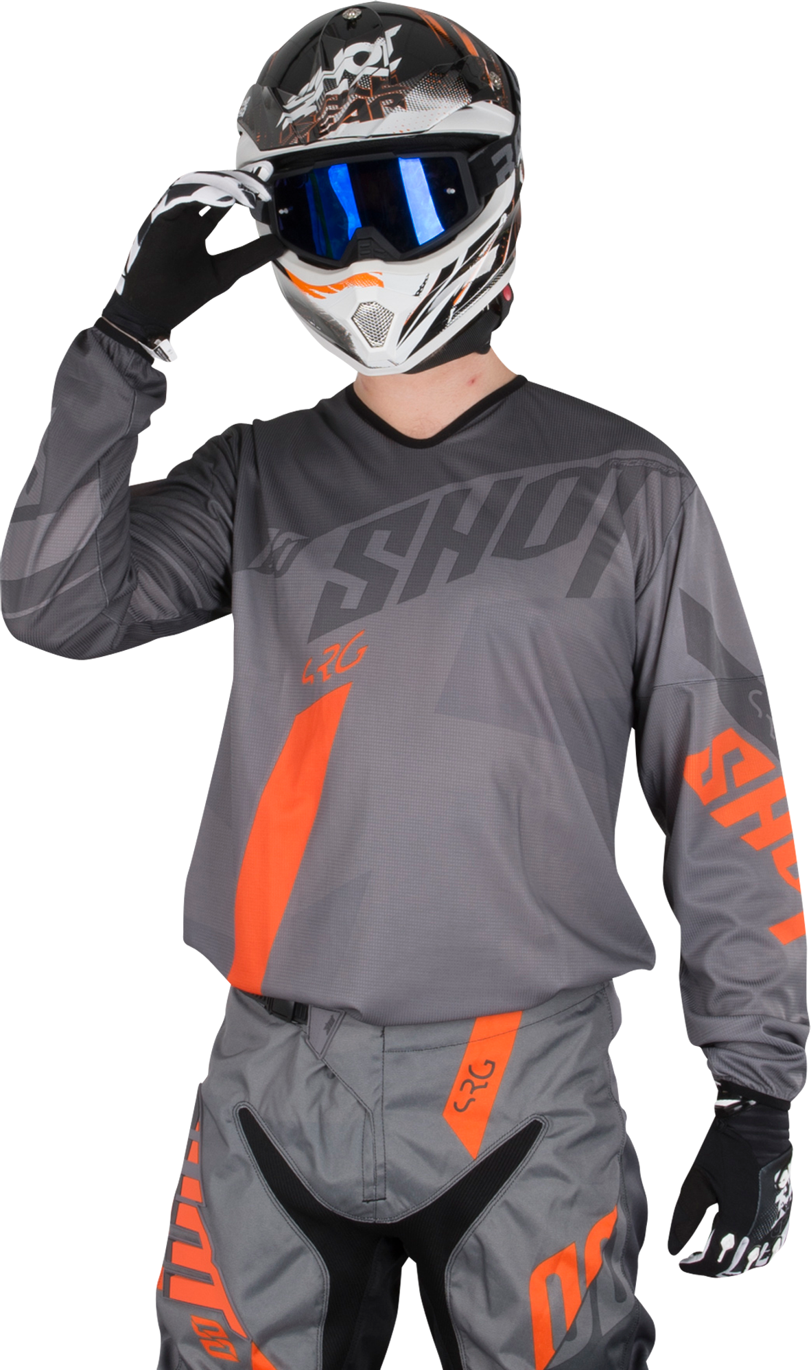 Shot Race Gear Crossipaita Shot Flexor System Harmaa-Oranssi Shot Race Gear Crossipaita Shot Flexor System Harmaa-Oranssi