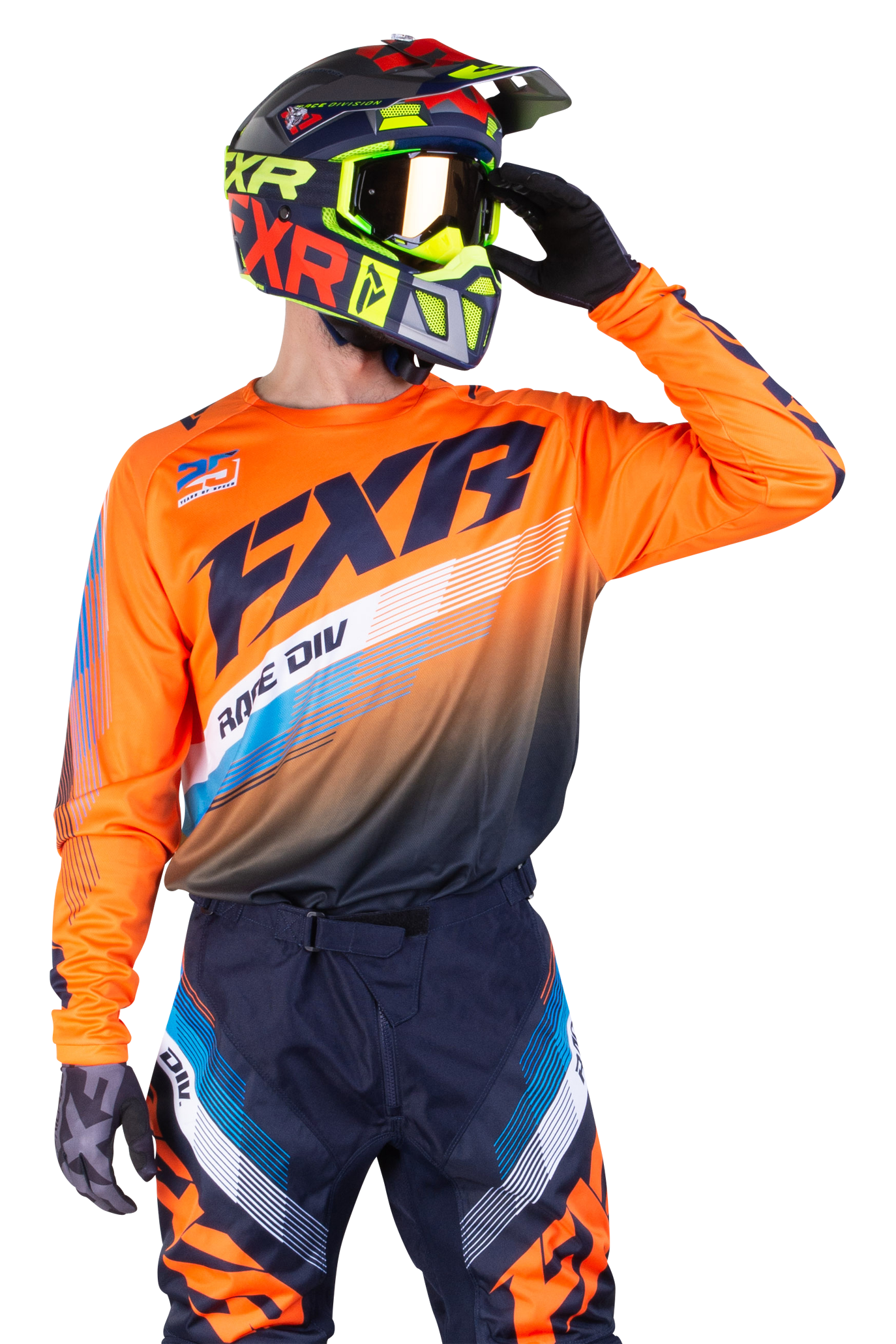 FXR Crossipaita FXR Clutch Oranssi-Yönsininen FXR Crossipaita FXR Clutch Oranssi-Yönsininen