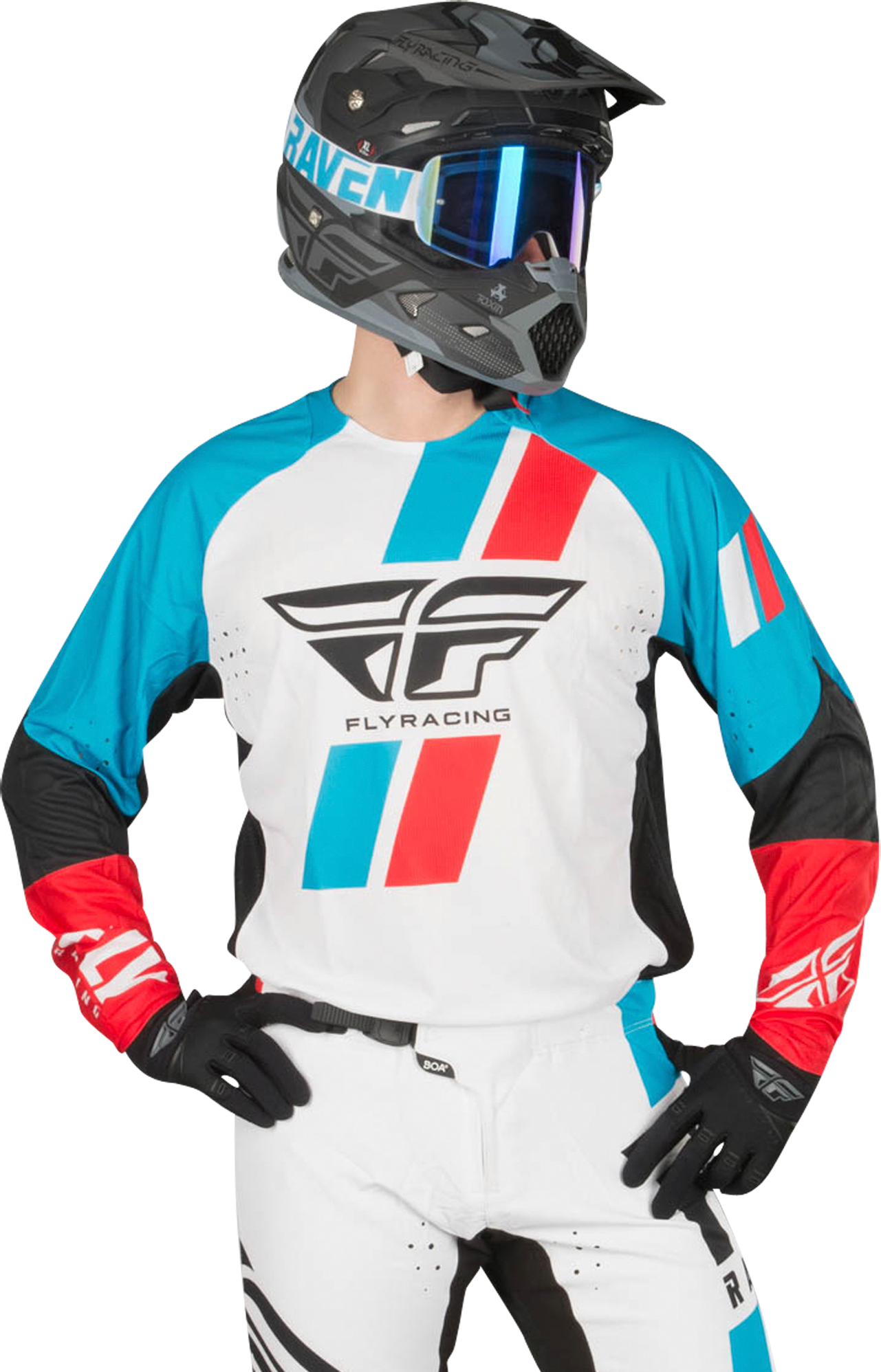 FLY Racing Crossipaita Fly Evo Sininen-Musta-Punainen FLY Racing Crossipaita Fly Evo Sininen-Musta-Punainen