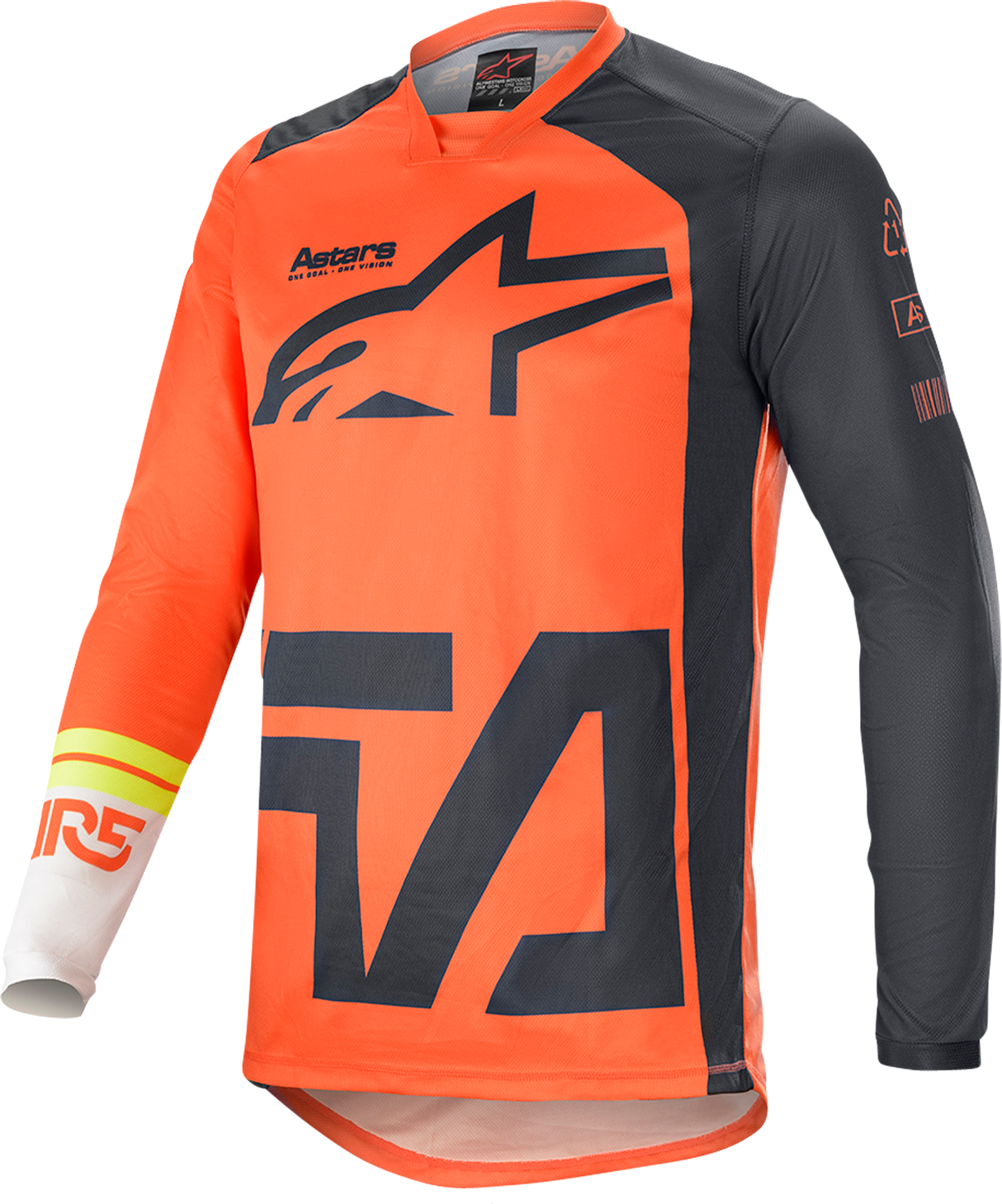 Alpinestars Crossipaita Alpinestars Racer Compass Oranssi-Antrasiitti-Valkoinen Alpinestars Crossipaita Alpinestars Racer Compass Oranssi-Antrasiitti-Valkoinen