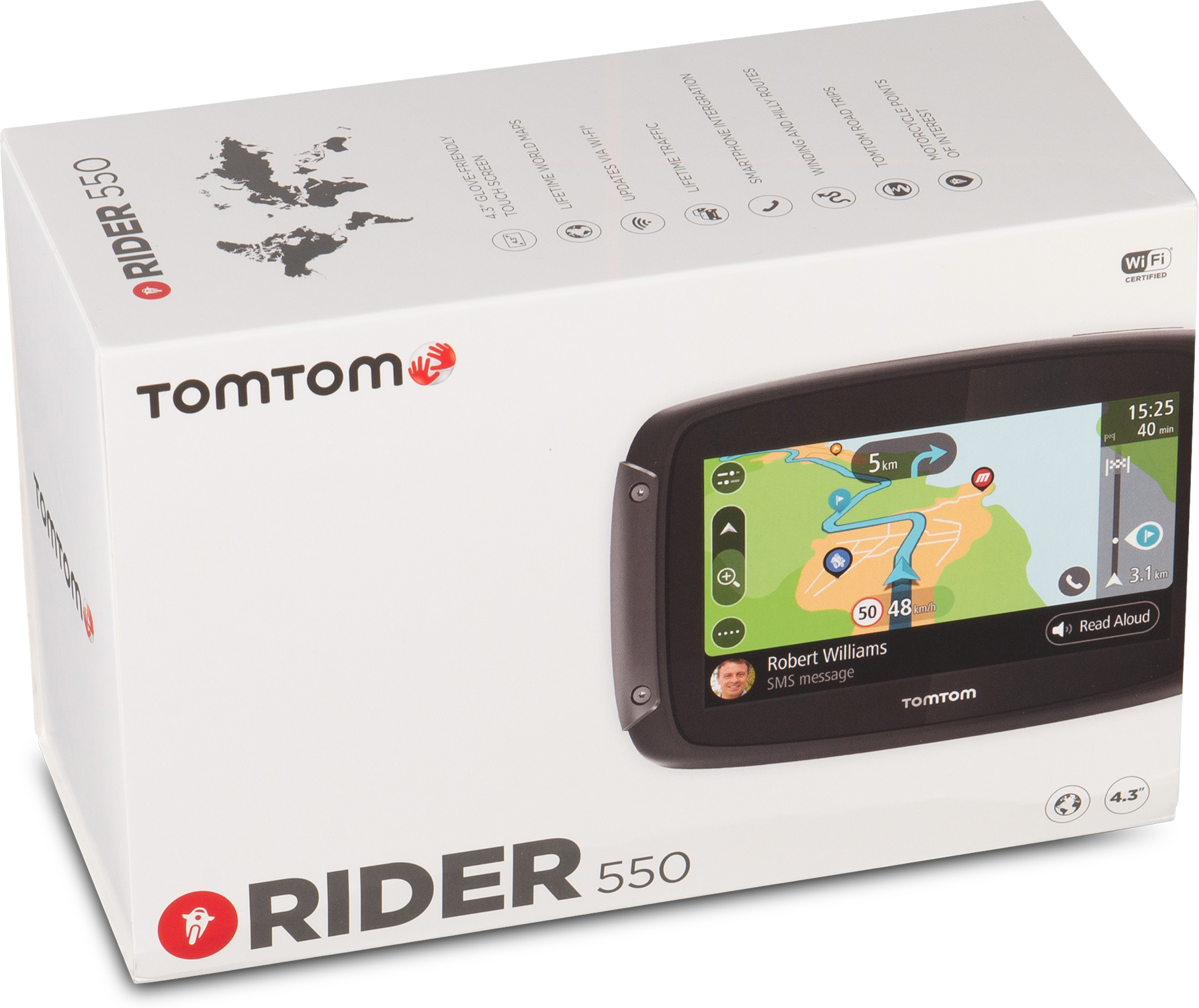 TomTom Rider 550 WORLD 4,3" TomTom Rider 550 WORLD 4,3"