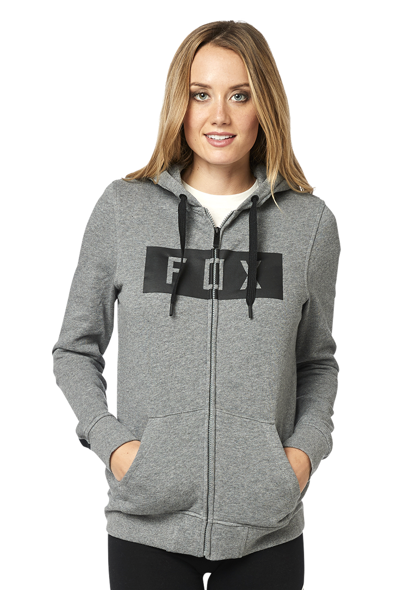 FOX Niasten Huppari Fox Solo Zip Harmaa FOX Niasten Huppari Fox Solo Zip Harmaa