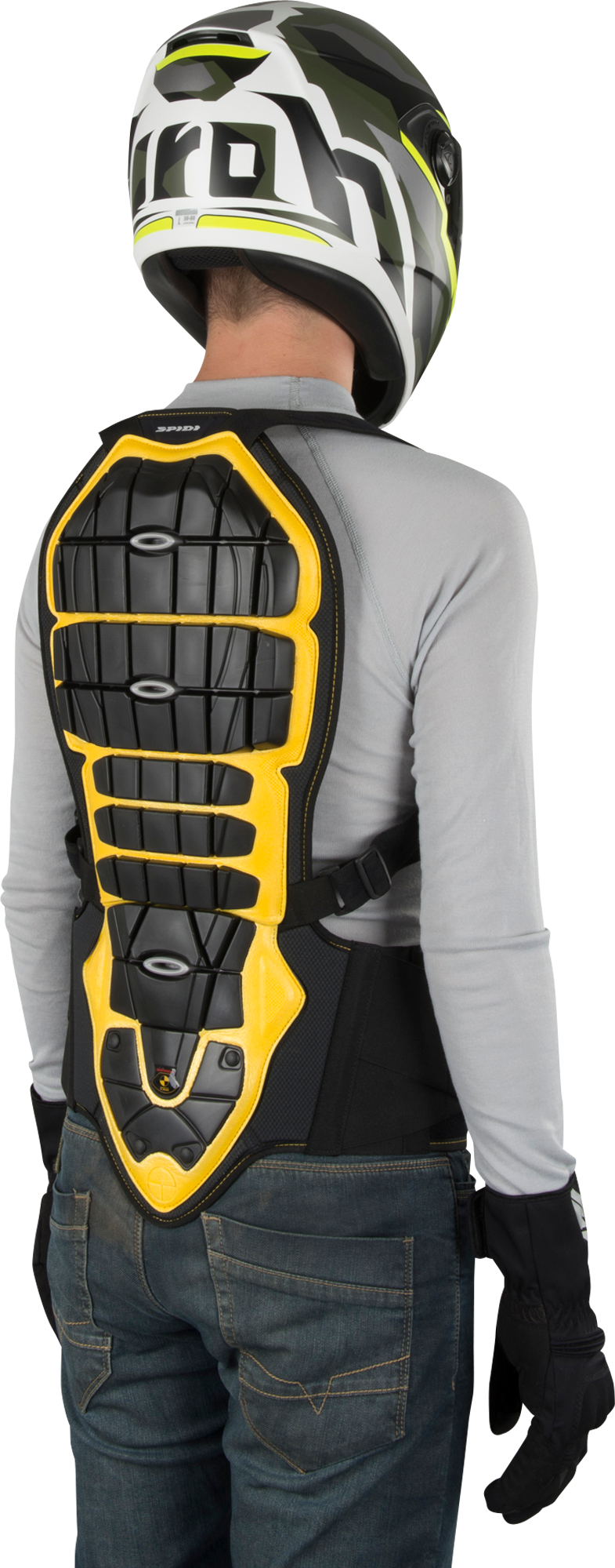 Spidi Selkäsuoja Spidi Warrior 180-195 Musta-Keltainen Spidi Selkäsuoja Spidi Warrior 180-195 Musta-Keltainen