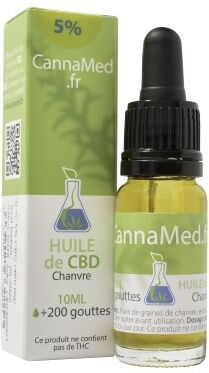 CannaMed.fr Huile de CBD 5% (Cannabidiol) CannaMed.fr Huile de CBD 5% (Cannabidiol)